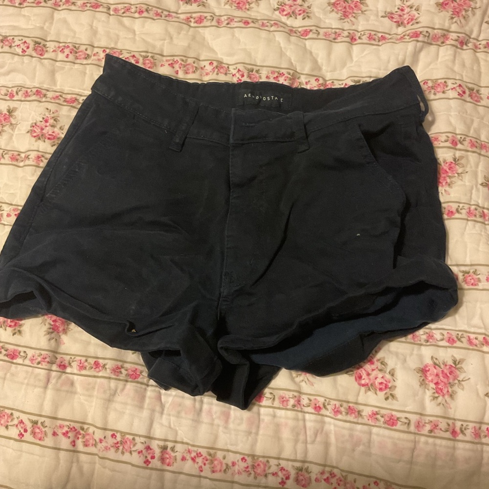 Aeropostal blue uniform shorts